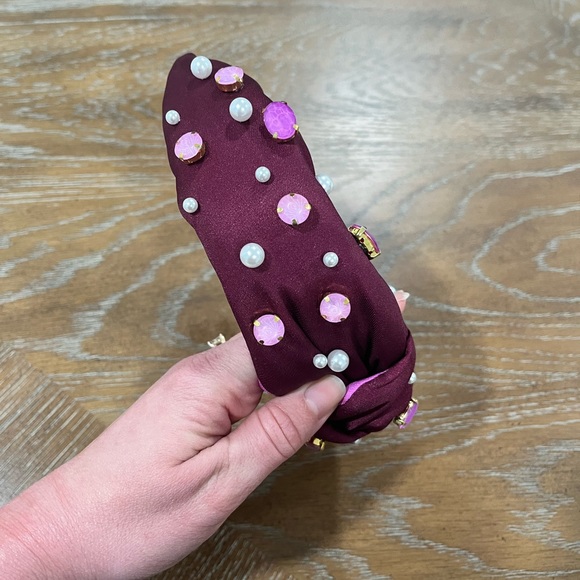 LILLY PULITZER Gem Embellished Purple Headband - Picture 4 of 6
